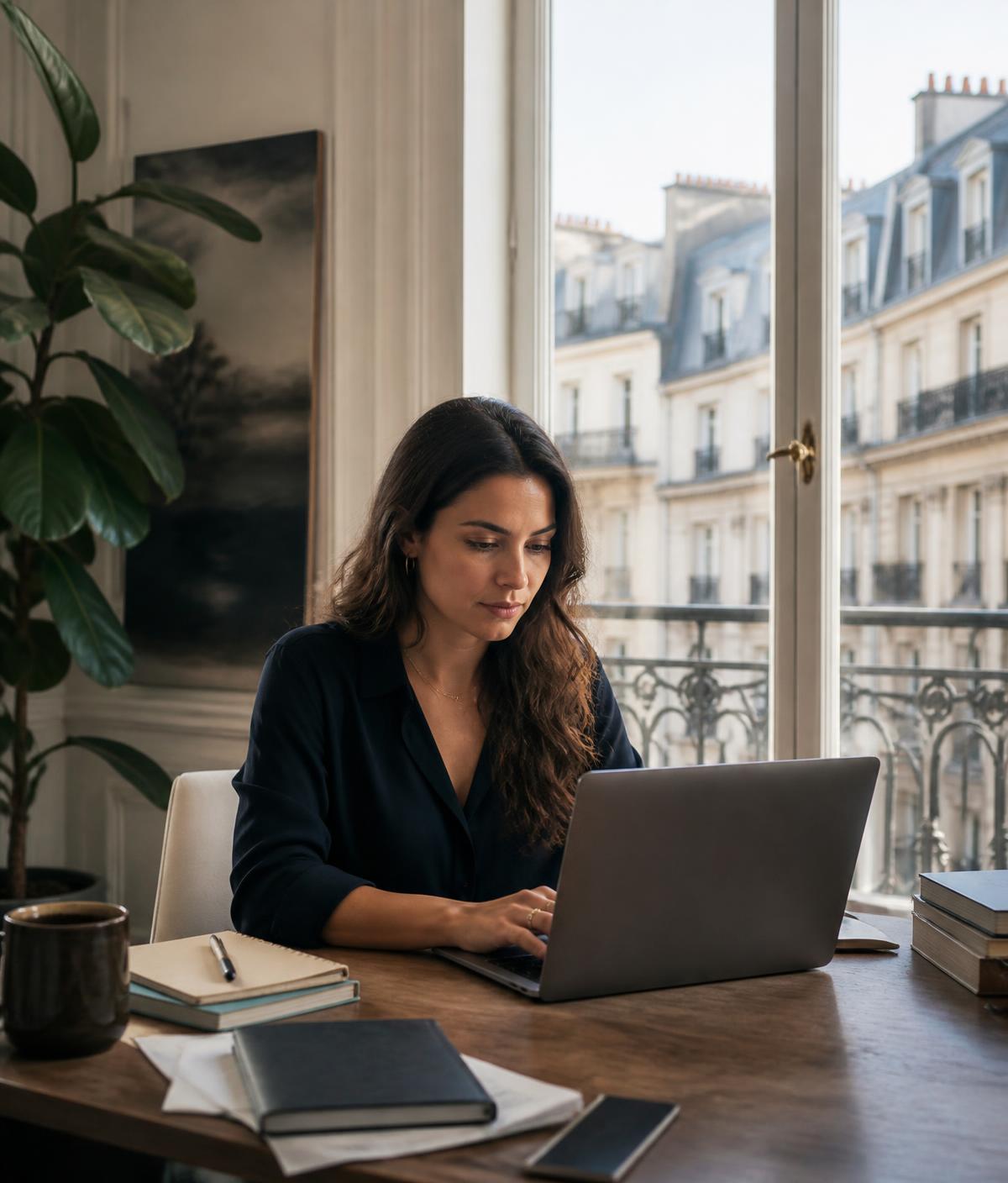 Création de site internet à Paris depuis un bureau haussmannien